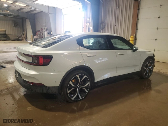 2023 Polestar 2 Performance with VIN YSMET3KA4PL127528, listed as a Copart auction lot 48607635 with 55,227 mi miles and Clean Title. Bid and sale history available at carsss.com. Image 3.