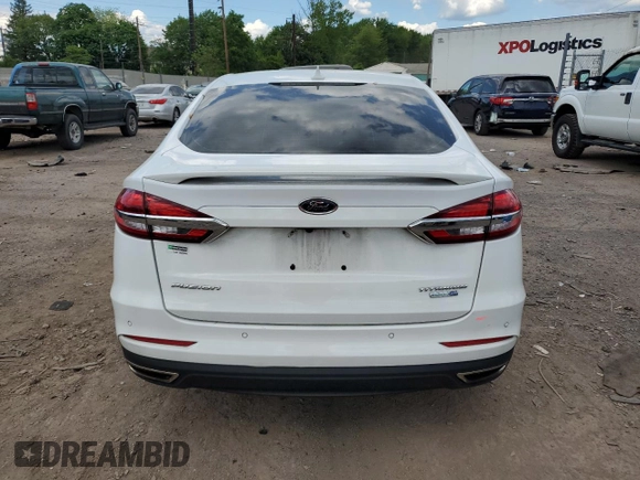 2020 Ford Fusion Titanium with VIN 3FA6P0D96LR152177, listed as a Copart auction lot 56161505 with 87,584 mi miles and Salvage title. Bid and sale history available at DreamBid. Image 6.