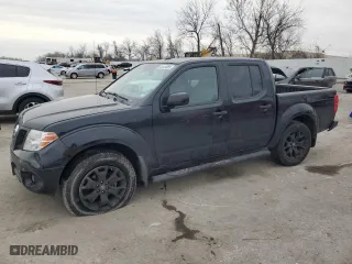 2018 Nissan Frontier SV V6 with VIN 1N6AD0EV2JN760798, listed as a Copart auction lot 44124885 with 104,767 mi miles and Salvage Title. Bid and sale history available at carsss.com. Image 1.
