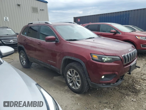 2019 Jeep Cherokee Latitude Plus with VIN 1C4PJMLX1KD250905, listed as a Copart auction lot 54446165 with 83,737 mi miles and Salvage title. Bid and sale history available at DreamBid. Image 4.