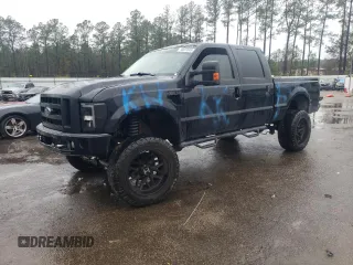 2009 Ford Super Duty F-250 SRW XL with VIN 1FTSW21R59EB15631, listed as a Copart auction lot 48024685 with 153,458 mi miles and Salvage Title. Bid and sale history available at carsss.com. Image 1.