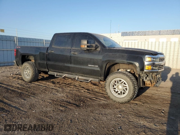 2017 Chevrolet Silverado 3500HD Work Truck with VIN 1GC4KYCG4HF187514, listed as a Copart auction lot 50652095 with 129,462 mi miles and Salvage Title. Bid and sale history available at carsss.com. Image 4.