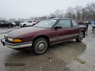 1990 Buick Regal with VIN 2G4WB14T4L1421545, listed as a Copart auction lot 43361855 with 50,580 mi miles and Salvage Title. Bid and sale history available at DreamBid. Image 1.