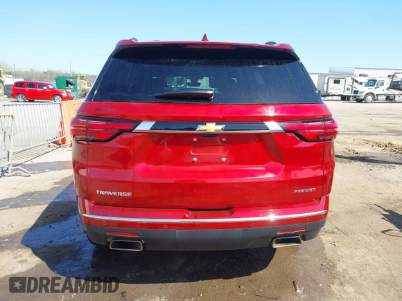 2023 Chevrolet Traverse Premier with VIN 1GNERKKW1PJ114299, listed as a IAAI auction lot 41963796 with 49,922 mi miles and . Bid and sale history available at DreamBid. Image 16.