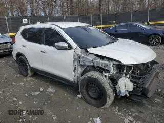 2017 Nissan Rogue SV with VIN KNMAT2MV6HP546897, listed as a Copart auction lot 47996195 with 203,585 mi miles and Salvage Title. Bid and sale history available at carsss.com. Image 4.