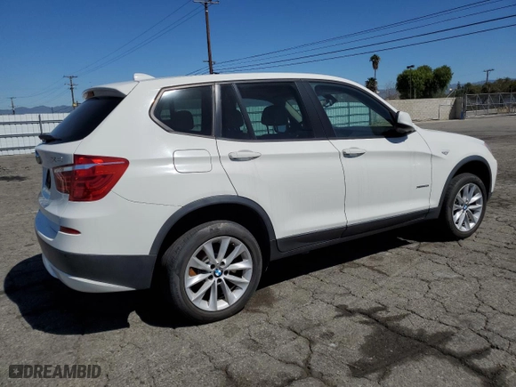 2013 BMW X3 xDrive28i with VIN 5UXWX9C51D0A17639, listed as a Copart auction lot 50660105 with 148,481 mi miles and Clean Title. Bid and sale history available at carsss.com. Image 3.