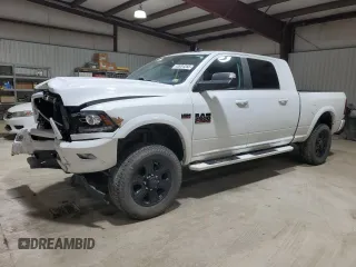 2018 Ram 2500 Laramie with VIN 3C6UR5NJ1JG342051, listed as a Copart auction lot 43934255 with 82,000 mi miles and Salvage title. Bid and sale history available at DreamBid. Image 1.