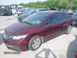 2014 Honda Civic LX with VIN 19XFB2F54EE050014, listed as a IAAI auction lot 42025589 with 245,299 mi miles and . Bid and sale history available at DreamBid. Image 2.