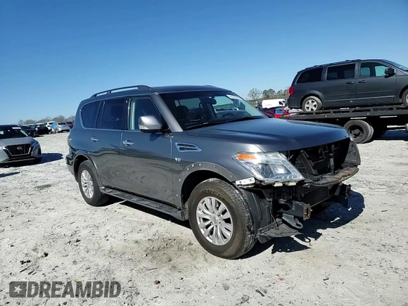2017 Nissan Armada SV with VIN JN8AY2ND8H9008850, listed as a Copart auction lot 49379285 with 118,878 mi miles and Salvage Title. Bid and sale history available at carsss.com. Image 12.