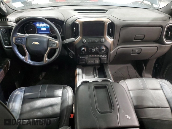 2022 Chevrolet Silverado 1500 High Country with VIN 1GCUYHED4NZ235024, listed as a Copart auction lot 87676305 with 44,990 mi miles and Salvage Title. Bid and sale history available at DreamBid. Image 8.