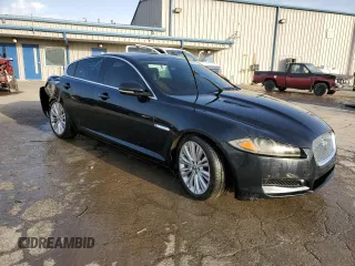 2012 Jaguar XF Portfolio with VIN SAJWA0HBXCLS24703, listed as a Copart auction lot 43380585 with 0 mi miles and Salvage Title. Bid and sale history available at carsss.com. Image 4.