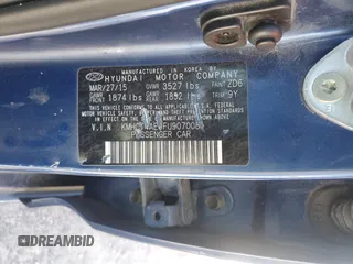 2015 Hyundai Accent GLS with VIN KMHCT4AE9FU907008, listed as a Copart auction lot 66345203 with 110,997 mi miles. Bid and sale history available at carsss.com. Image 12.