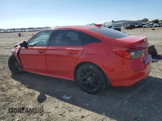 2022 Honda Civic Sport with VIN 2HGFE2F58NH564722, listed as a Copart auction lot 50445445 with Not Provided miles and Salvage Title. Bid and sale history available at carsss.com. Image 2.