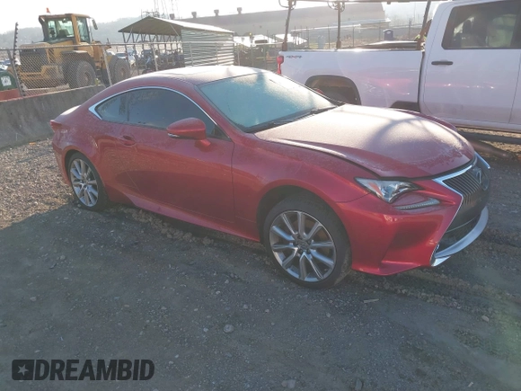 2015 Lexus RC 350 F Sport with VIN JTHSE5BC8F5001731, listed as a IAAI auction lot 41894264 with 66,984 mi miles and . Bid and sale history available at DreamBid. Image 1.