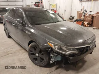 2019 Kia Optima LX with VIN 5XXGT4L36KG293858, listed as a IAAI auction lot 41490248 with 80,739 mi miles. Bid and sale history available at carsss.com. Image 1.