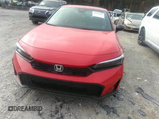2025 Honda Civic Sport with VIN 2HGFE2F58SH531117, listed as a IAAI auction lot 40765885 with 205 mi miles and . Bid and sale history available at carsss.com. Image 12.