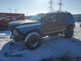 1998 Dodge Durango with VIN 1B4HS28Y6WF229806, listed as a Copart auction lot 44929645 with 216,892 mi miles and Salvage Title. Bid and sale history available at DreamBid. Image 1.