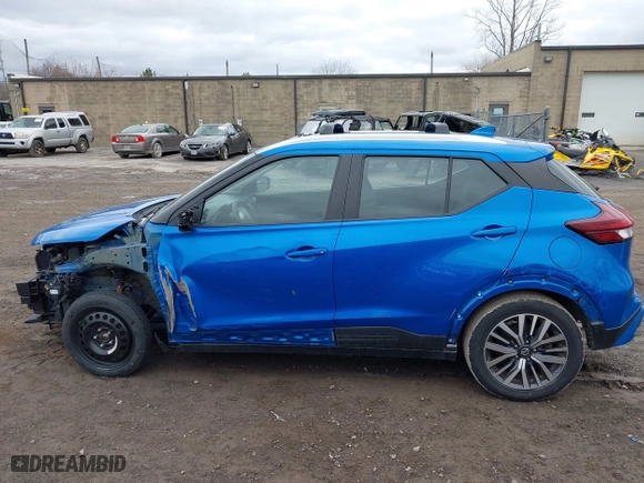 2021 Nissan Kicks SV with VIN 3N1CP5CV0ML484017, listed as a IAAI auction lot 41900364 with 86,661 mi miles. Bid and sale history available at carsss.com. Image 15.
