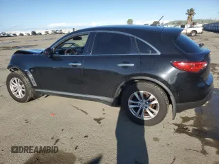 2014 Infiniti QX70 z VIN JN8CS1MU0EM450679, wystawiony jako Copart lot #49014645 z przebiegiem 212 186 mil mil oraz Szkoda całkowita • Salvage title. Historia ofert i sprzedaży dostępna na DreamBid. Obrazek 2.