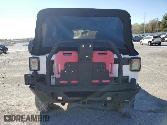 2018 Jeep Wrangler Unlimited Sahara with VIN 1C4BJWEG3JL834357, listed as a Copart auction lot 76314644 with 63,458 mi miles and Non repairable. Bid and sale history available at DreamBid. Image 6.
