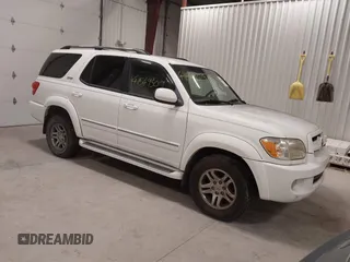 2007 Toyota Sequoia SR5 with VIN 5TDZT34A57S297566, listed as a IAAI auction lot 41549309 with 230,224 mi miles and . Bid and sale history available at DreamBid. Image 1.