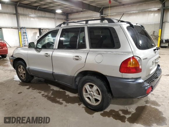2004 Hyundai Santa Fe GLS with VIN KM8SC73E34U722993, listed as a Copart auction lot 84396464 with 163,076 mi miles and Salvage Title. Bid and sale history available at carsss.com. Image 2.