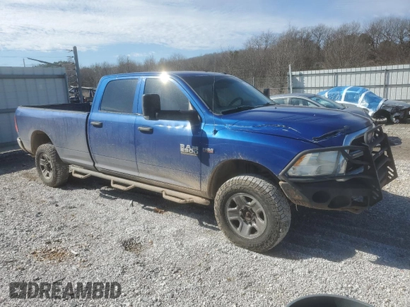 2014 Ram 2500 Tradesman with VIN 3C6TR5HT1EG213922, listed as a Copart auction lot 46299395 with 163,606 mi miles and Salvage Title. Bid and sale history available at carsss.com. Image 4.