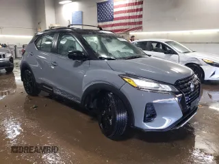 2024 Nissan Kicks SR with VIN 3N1CP5DV1RL522554, listed as a Copart auction lot 48910145 with 16,747 mi miles and Salvage Title. Bid and sale history available at carsss.com. Image 4.