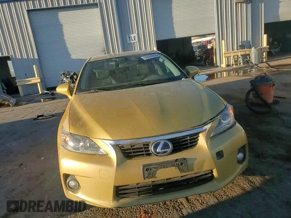 2011 Lexus CT 200h with VIN JTHKD5BH8B2041432, listed as a Copart auction lot 50559935 with 119,467 mi miles and Salvage title. Bid and sale history available at DreamBid. Image 11.
