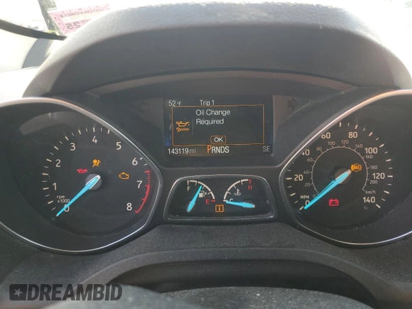 2017 Ford Escape SE with VIN 1FMCU9GD6HUC98469, listed as a Copart auction lot 46215105 with 143,119 mi miles and Clean Title. Bid and sale history available at DreamBid. Image 9.