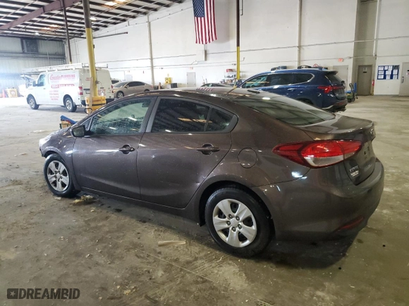 2017 Kia Forte LX with VIN 3KPFK4A78HE130912, listed as a Copart auction lot 48276405 with 0 mi miles and Salvage Title. Bid and sale history available at carsss.com. Image 2.