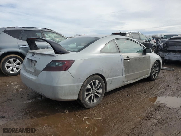 2010 Honda Civic Cpe LX with VIN 2HGFG1B60AH500199, listed as a Copart auction lot 47280825 with 115,647 mi miles and Salvage Title. Bid and sale history available at carsss.com. Image 3.