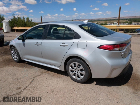 2024 Toyota Corolla LE с VIN 5YFB4MDE0RP111435, выставлен на аукционе Copart как лот 59533665 с пробегом 35 878 миль миль и Чистый • Clean title. История ставок и продаж доступна на DreamBid. Изображение 2.