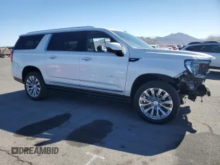 2023 GMC Yukon XL Denali with VIN 1GKS2JKL0PR195429, listed as a Copart auction lot 46132795 with 41,301 mi miles and Salvage Title. Bid and sale history available at carsss.com. Image 4.