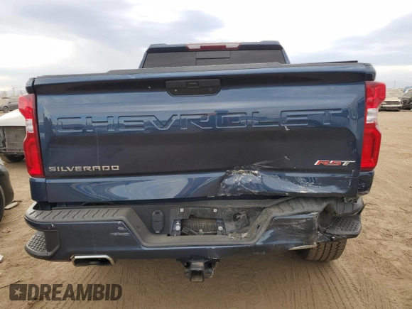 2021 Chevrolet Silverado 1500 RST with VIN 3GCUYEED1MG154253, listed as a Copart auction lot 78278244 with 99,936 mi miles and Salvage Title. Bid and sale history available at carsss.com. Image 6.