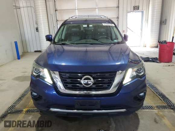 2017 Nissan Pathfinder SL with VIN 5N1DR2MM5HC627668, listed as a Copart auction lot 51353145 with 84,129 mi miles and Salvage Title. Bid and sale history available at carsss.com. Image 5.