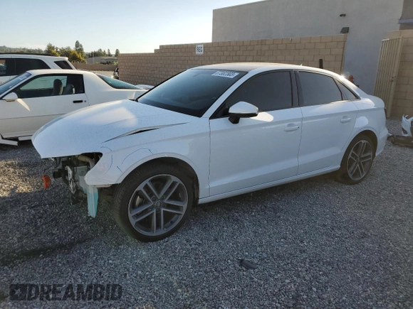2018 Audi A3 Sedan Premium with VIN WAUAUGFF4J1018572, listed as a Copart auction lot 67382303 with 56,356 mi miles. Bid and sale history available at carsss.com. Image 1.