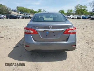 2015 Nissan Sentra SV with VIN 3N1AB7APXFY252133, listed as a Copart auction lot 54993685 with 136,574 mi miles and Clean Title. Bid and sale history available at DreamBid. Image 6.