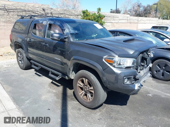 2017 Toyota Tacoma SR5 with VIN 3TMCZ5AN8HM102763, listed as a IAAI auction lot 41781283 with 38,734 mi miles and . Bid and sale history available at carsss.com. Image 1.