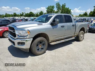 2024 Ram 2500 Big Horn с VIN 3C6UR5DJ0RG353863, выставлен на аукционе Copart как лот 61632075 с пробегом 25 014 миль миль и Чистый • Clean title. История ставок и продаж доступна на DreamBid. Изображение 1.