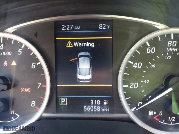 2019 Nissan Sentra SR with VIN 3N1AB7AP8KY272486, listed as a IAAI auction lot 41784415 with 56,058 mi miles. Bid and sale history available at carsss.com. Image 7.