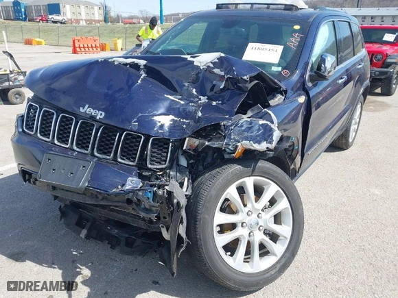 2017 Jeep Grand Cherokee Limited with VIN 1C4RJFBGXHC789995, listed as a IAAI auction lot 41805454 with 35,122 mi miles. Bid and sale history available at carsss.com. Image 6.