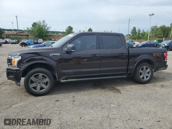 2019 Ford F-150 XL with VIN 1FTEW1E40KFC77222, listed as a Copart auction lot 57392505 with 87,430 mi miles and Salvage title. Bid and sale history available at DreamBid. Image 1.