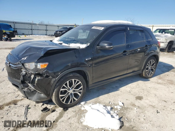 2018 Mitsubishi Outlander Sport ES 2.0 with VIN JA4AR3AU5JU018477, listed as a Copart auction lot 42092445 with 161,442 mi miles and Salvage Title. Bid and sale history available at carsss.com. Image 1.