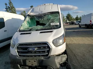 2020 Ford Transit Cargo with VIN 1FTBW3X80LKA53908, listed as a Copart auction lot 46186845 with Not Provided miles and Salvage Title. Bid and sale history available at DreamBid. Image 11.