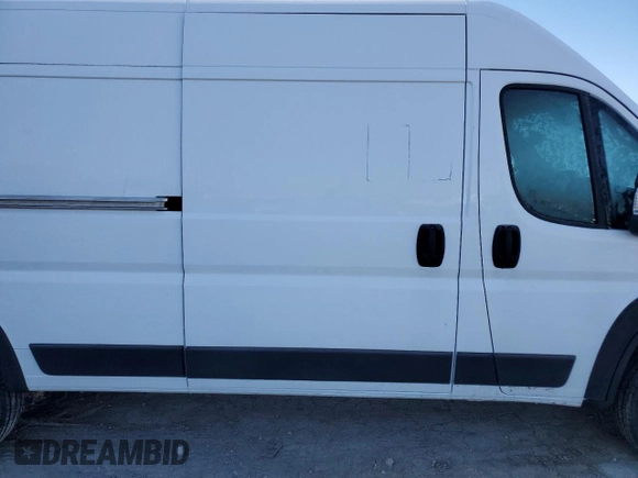 2023 Ram ProMaster Cargo with VIN 3C6MRVJG9PE554470, listed as a Copart auction lot 44228715 with Not Provided miles and Salvage Title. Bid and sale history available at DreamBid. Image 10.