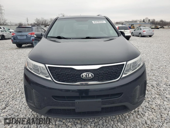 2014 Kia Sorento LX with VIN 5XYKTDA76EG544247, listed as a Copart auction lot 83496334 with 141,206 mi miles and Clean Title. Bid and sale history available at carsss.com. Image 5.