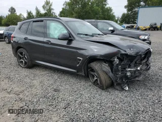 2020 BMW X3 M Competition with VIN 5YMTS0C09L9C08424, listed as a Copart auction lot 67135334 with 0 mi miles and Salvage Title. Bid and sale history available at carsss.com. Image 4.