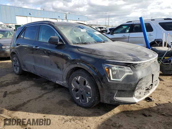2023 Kia Niro Wave with VIN KNDCT3L13P5030374, listed as a Copart auction lot 42376185 with 68,540 mi miles and Salvage Title. Bid and sale history available at DreamBid. Image 4.
