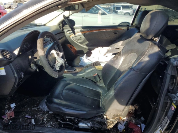 2006 Mercedes-Benz CLK-Class 3.5L with VIN WDBTJ56J66F198885, listed as a Copart auction lot 47621755 with 0 mi miles and Salvage Title. Bid and sale history available at carsss.com. Image 7.